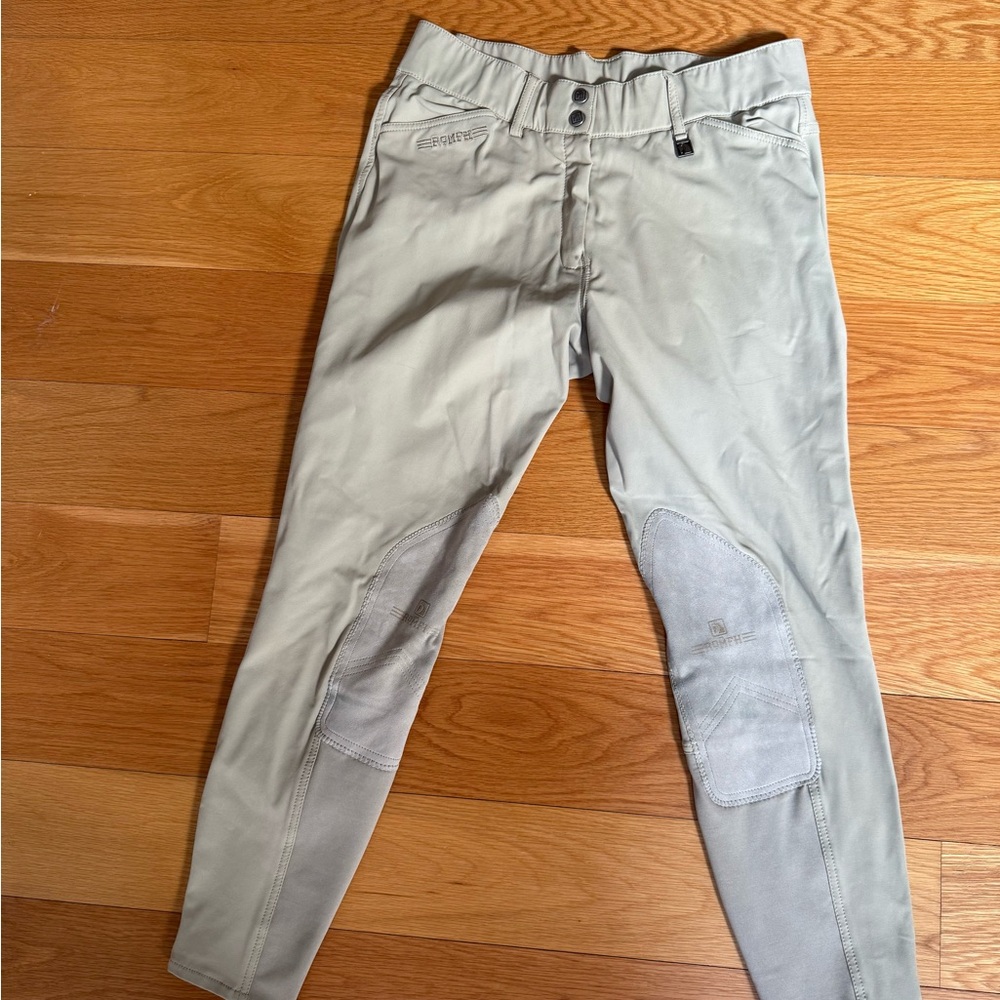 Romfh Light Gray Women's Equestrian Breeches
